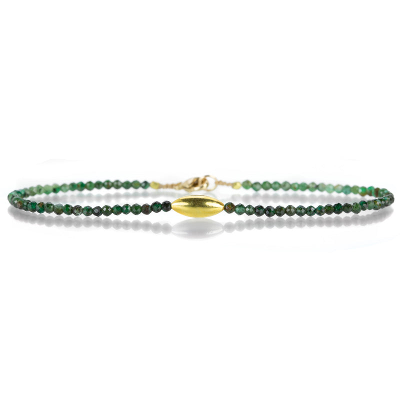 Margaret Solow Emerald & Gold Bead Bracelet | Quadrum Gallery