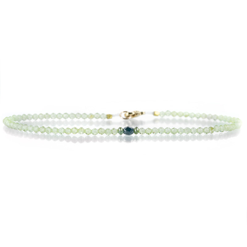 Margaret Solow Peridot & Blue & Green Diamond Bracelet | Quadrum Gallery