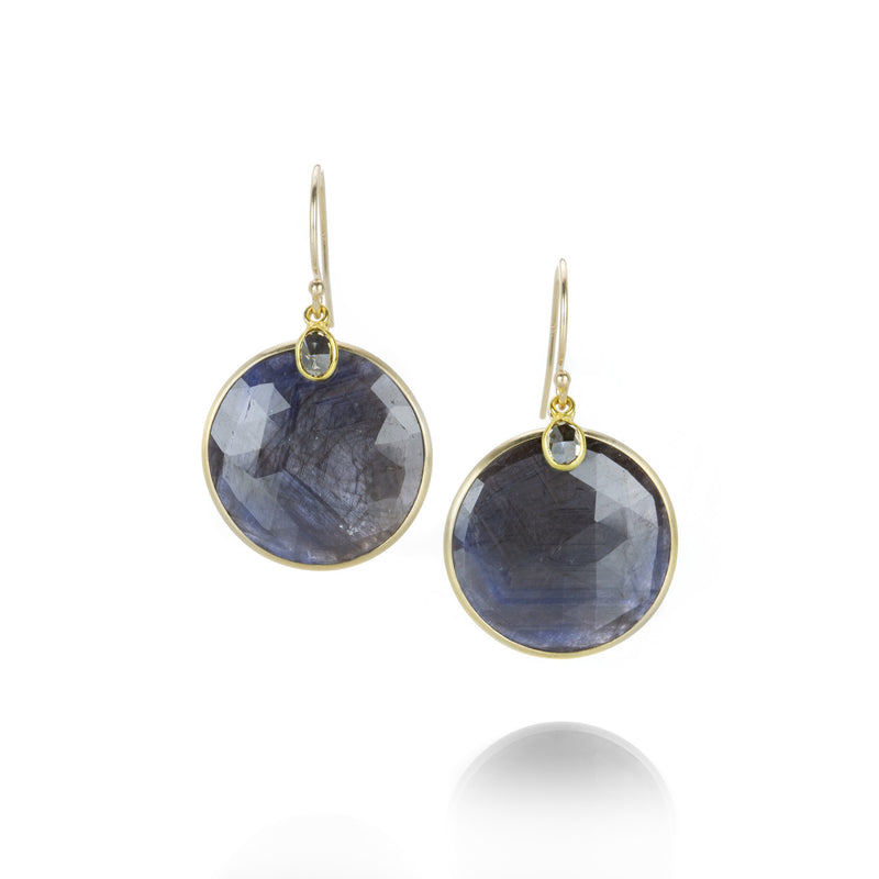 Margaret Solow Sapphire and Diamond Earrings | Quadrum Gallery