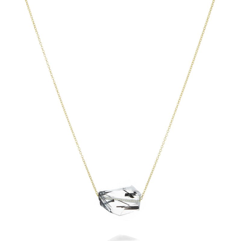 Margaret Solow Tourmalinated Quartz Crystal Necklace | Quadrum Gallery