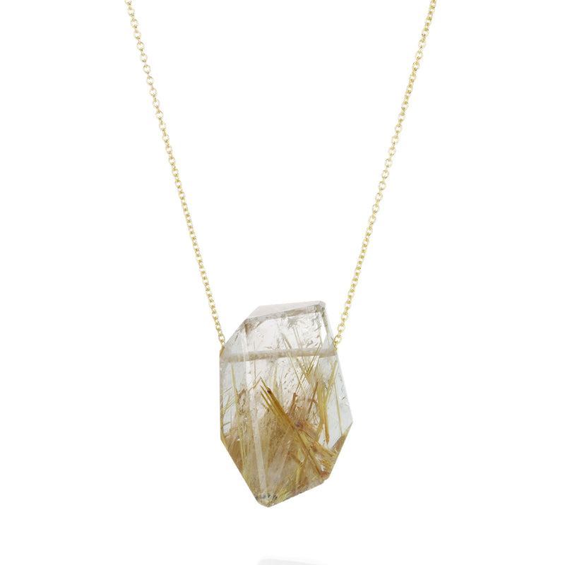 Margaret Solow Rutilated Quartz Crystal Necklace | Quadrum Gallery