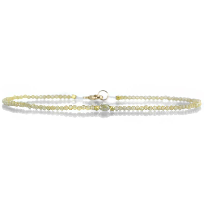 Margaret Solow Yellow Sapphire and Yellow Diamond Beaded Bracelet | Quadrum Gallery