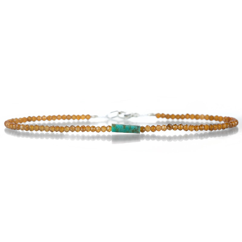 Margaret Solow Hessonite Garnet and Turquoise Bracelet | Quadrum Gallery