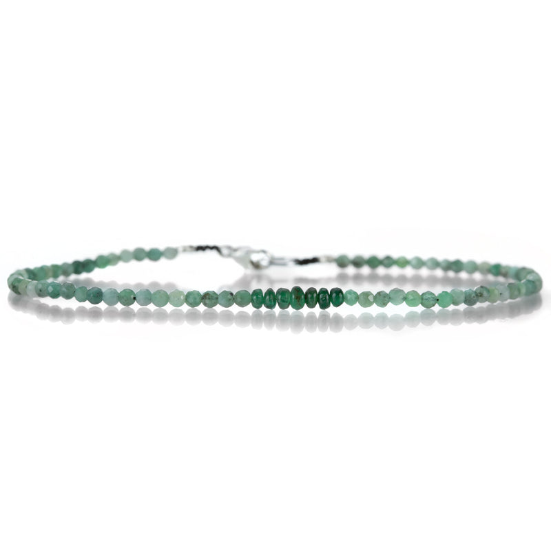 Margaret Solow Mixed Emerald Beaded Bracelet | Quadrum Gallery