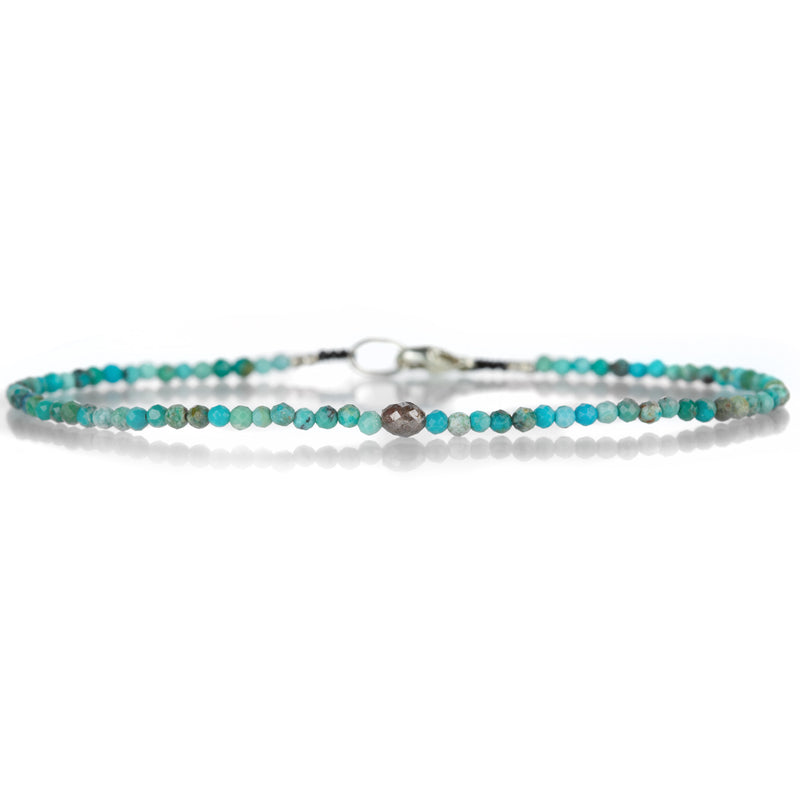 Margaret Solow Turquoise and Brown Diamond Beaded Bracelet | Quadrum Gallery