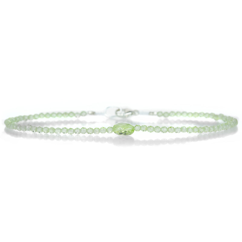 Margaret Solow Faceted Peridot Bracelet | Quadrum Gallery