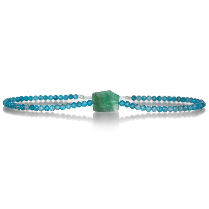 Margaret Solow Apatite & Emerald Bracelet | Quadrum Gallery