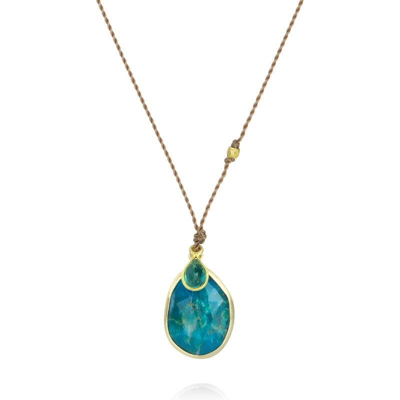 Margaret Solow Peruvian Opal and Emerald Necklace | Quadrum Gallery