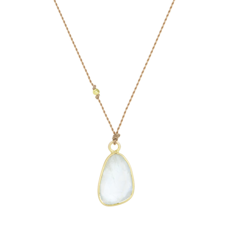 Margaret Solow Asymmetrical Moonstone Pendant Necklace | Quadrum Gallery
