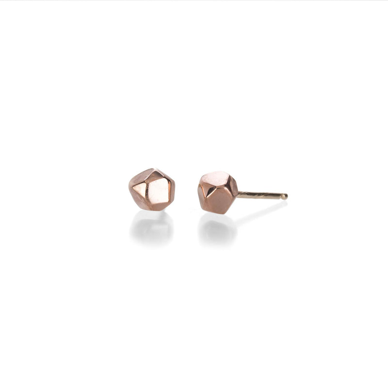 Nicole Landaw Tiny Pebble Stud Earrings | Quadrum Gallery