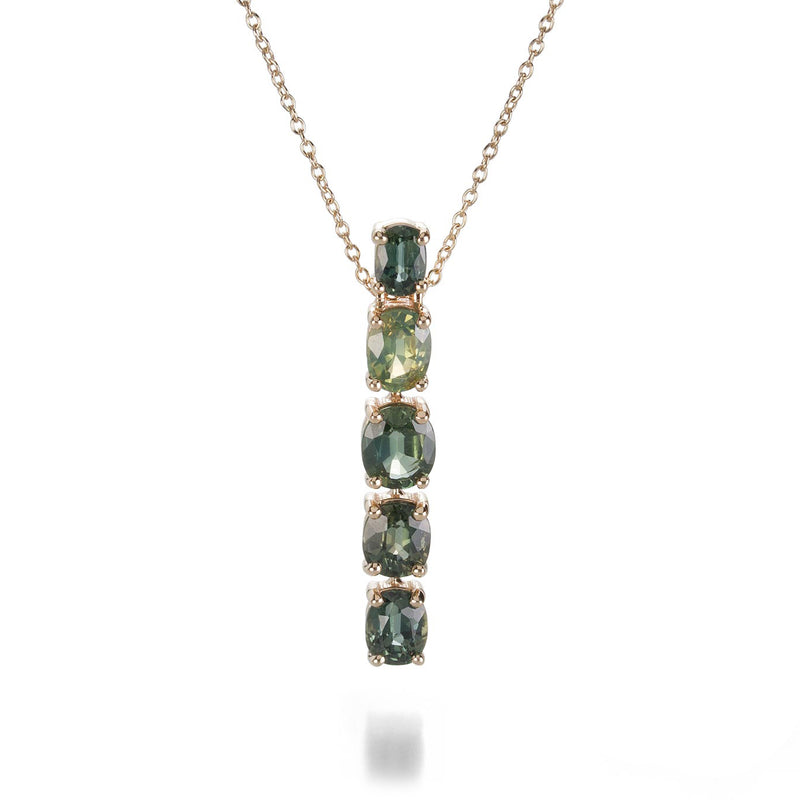 Nicole Landaw Montana Sapphire Bar Necklace | Quadrum Gallery