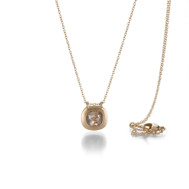 Nicole Landaw Square Rose Cut Diamond Necklace | Quadrum Gallery