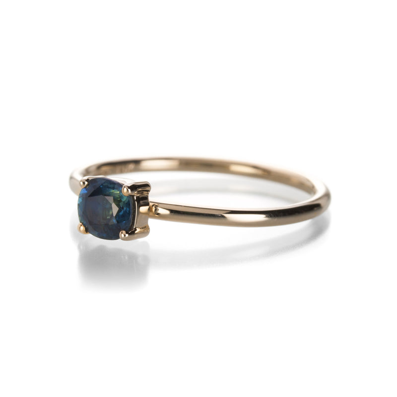 Nicole Landaw Cushion Blue Sapphire Ring | Quadrum Gallery