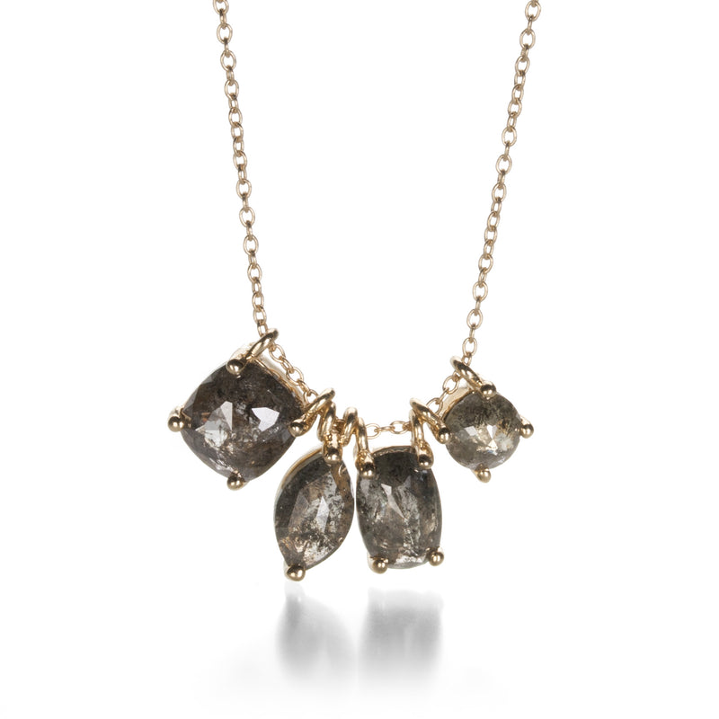 Nicole Landaw Gray Diamond Story Necklace | Quadrum Gallery