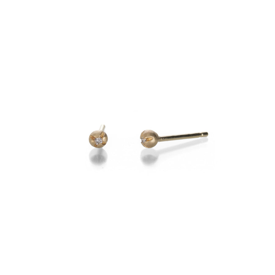 Nicole Landaw Yellow Gold Small Blossom Studs | Quadrum Gallery