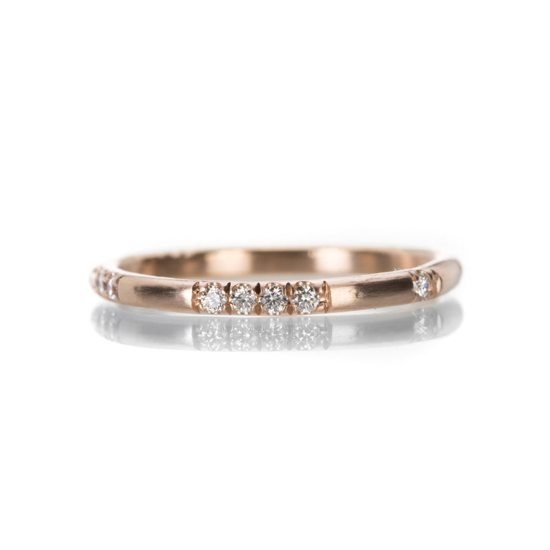 Nicole Landaw Pink Gold Diamond I Love You Ring | Quadrum Gallery