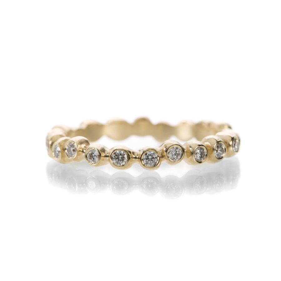 Nicole Landaw Waving Diamond Eternity Band | Quadrum Gallery