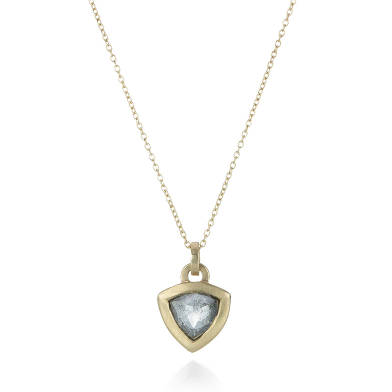 Nicole Landaw Trillion Rose Cut Diamond Pendant Necklace | Quadrum Gallery