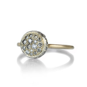 Nicole Landaw Gray Diamond Button Ring | Quadrum Gallery