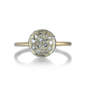 Nicole Landaw Gray Diamond Button Ring | Quadrum Gallery