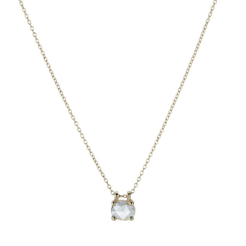 Nicole Landaw Rose Cut Diamond Solitaire Necklace | Quadrum Gallery
