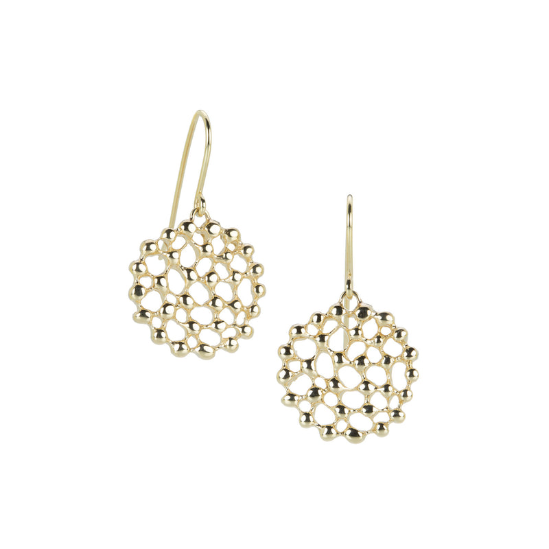 Nicole Landaw Dotted Circle Drop Earrings | Quadrum Gallery
