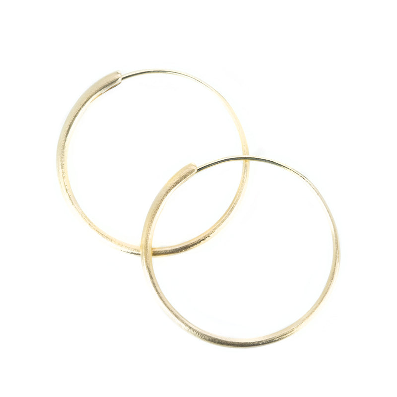 Nicole Landaw Small Endless Hoop Earrings | Quadrum Gallery