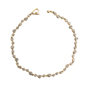 Nicole Landaw Large White Diamond Riviera Bracelet | Quadrum Gallery