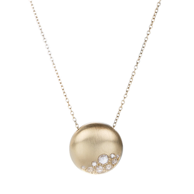 Nicole Landaw Snowy Ledge Diamond Pendant Necklace | Quadrum Gallery