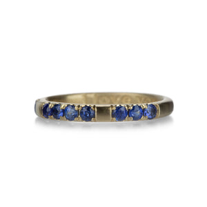 Nicole Landaw "I Love You" Band with Blue Sapphires | Quadrum Gallery