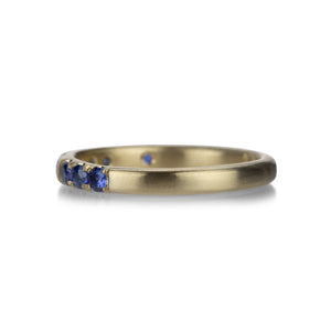 Nicole Landaw "I Love You" Band with Blue Sapphires | Quadrum Gallery