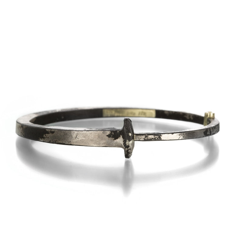Pat Flynn Palladium White Gold Dust Nail Bracelet | Quadrum Gallery