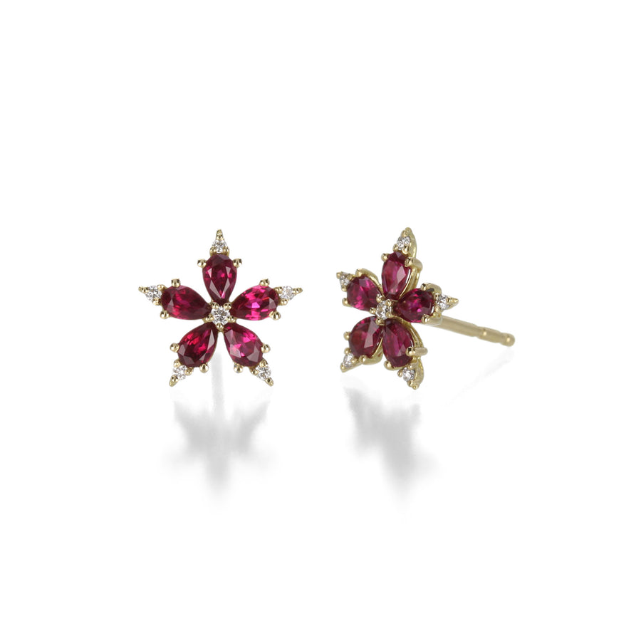 Paul Morelli Ruby Stellanise Stud Earring | Quadrum Gallery