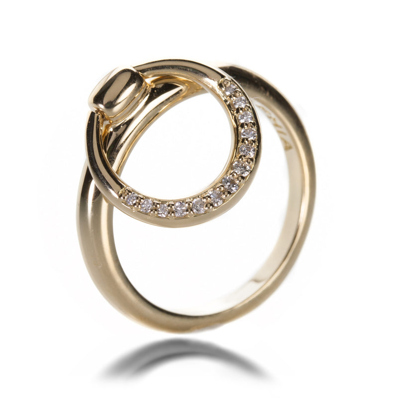 Paul Morelli Reversible Diamond Equestrian Ring | Quadrum Gallery