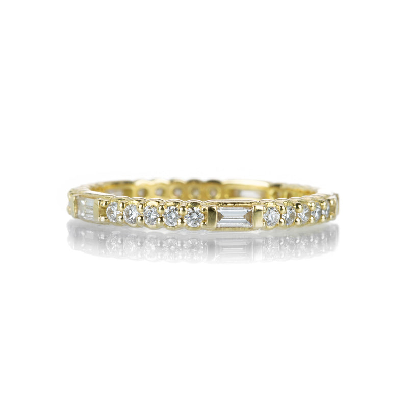 Paul Morelli Yellow Gold Baguette Pinpoint Ring | Quadrum Gallery