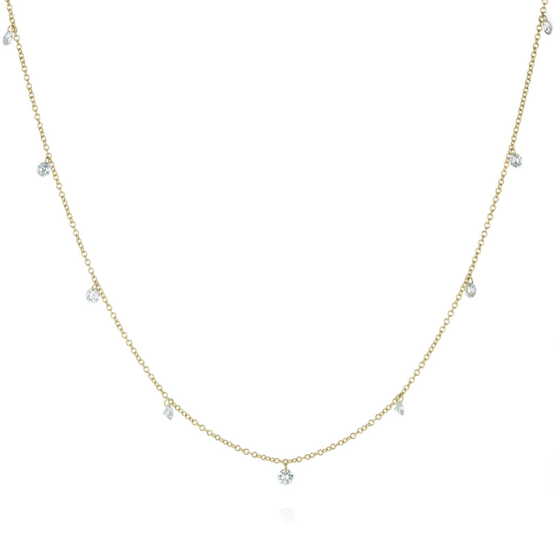 Paul Morelli 9 Stone Floating Diamond Necklace | Quadrum Gallery