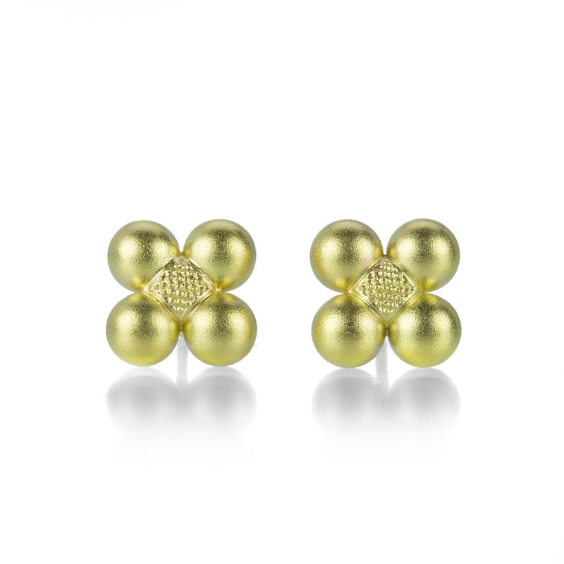 Paul Morelli Sequence Gold Bead Stud Earrings | Quadrum Gallery