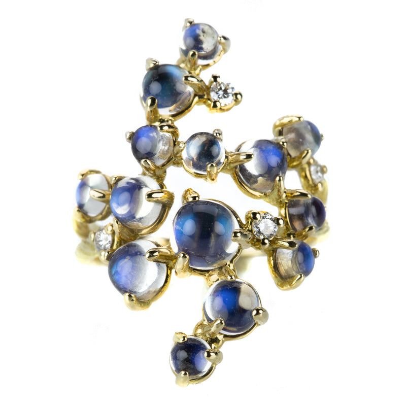 Paul Morelli Yellow Gold Moonstone Bubble Cluster Ring | Quadrum Gallery