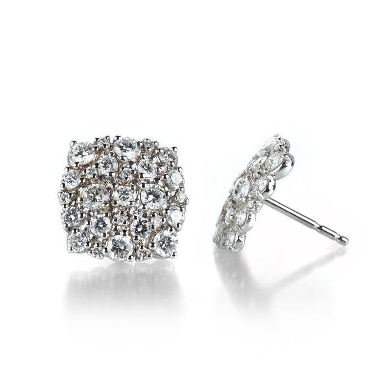 Paul Morelli Confetti Diamond Cushion Studs | Quadrum Gallery