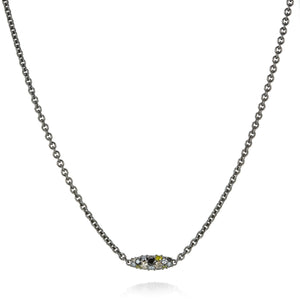 Paul Morelli Pipette Necklace with Multicolored Diamond  | Quadrum Gallery