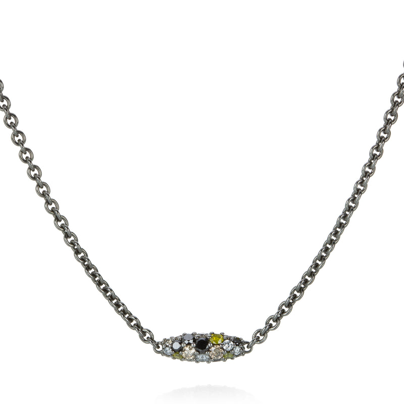 Paul Morelli Pipette Necklace with Multicolored Diamond  | Quadrum Gallery