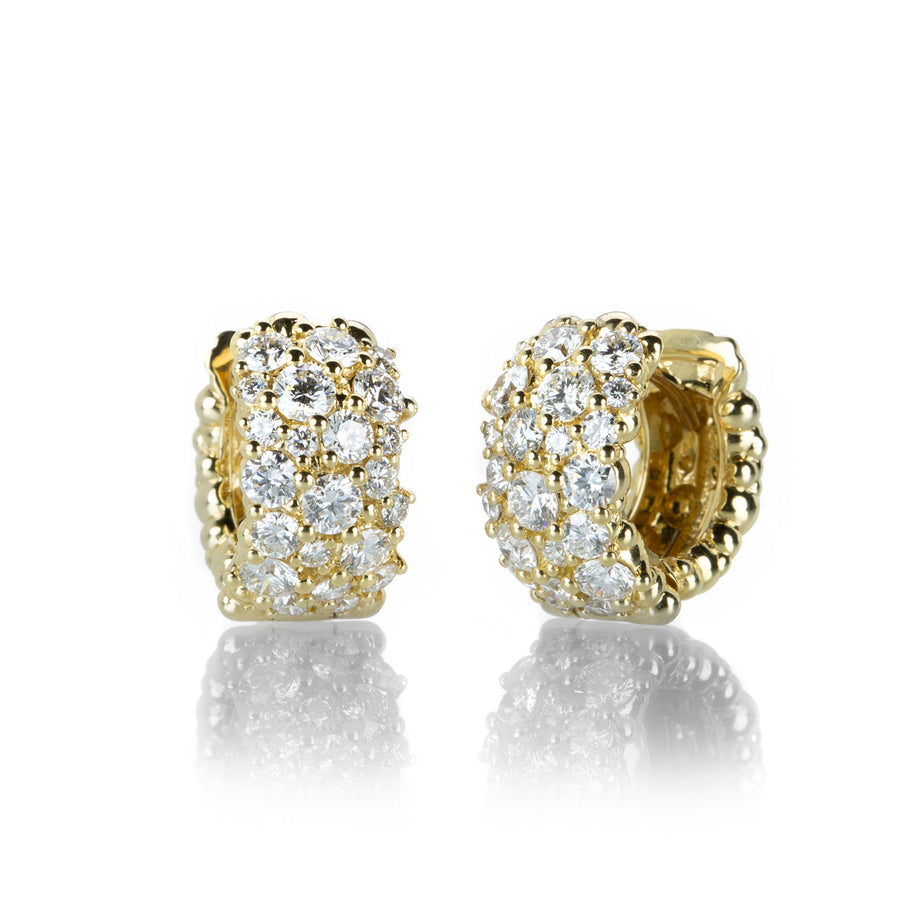 Paul Morelli Large Yellow Gold Confetti Huggies | Quadrum Gallery