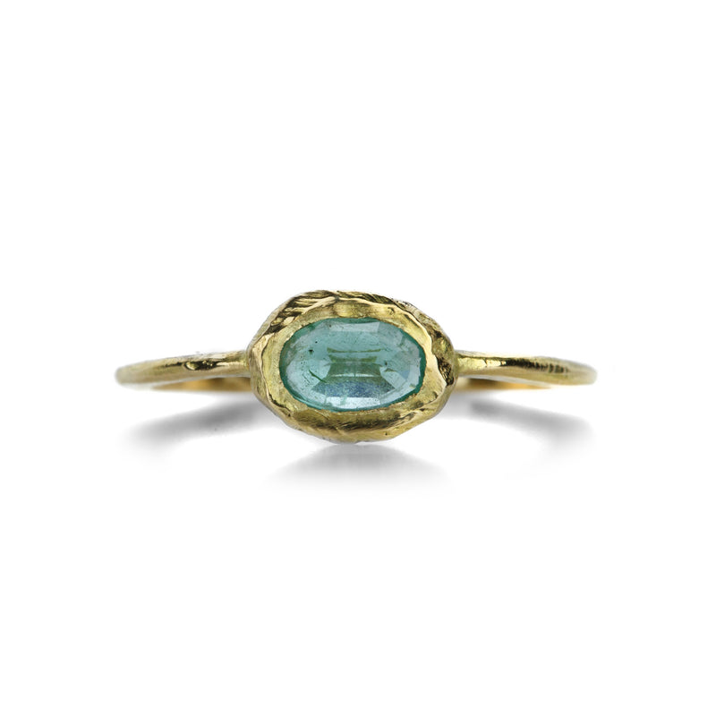 Page Sargisson 18k Oval Emerald Ring | Quadrum Gallery