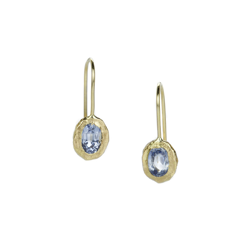 Page Sargisson Light Blue Sapphire Drop Earrings | Quadrum Gallery