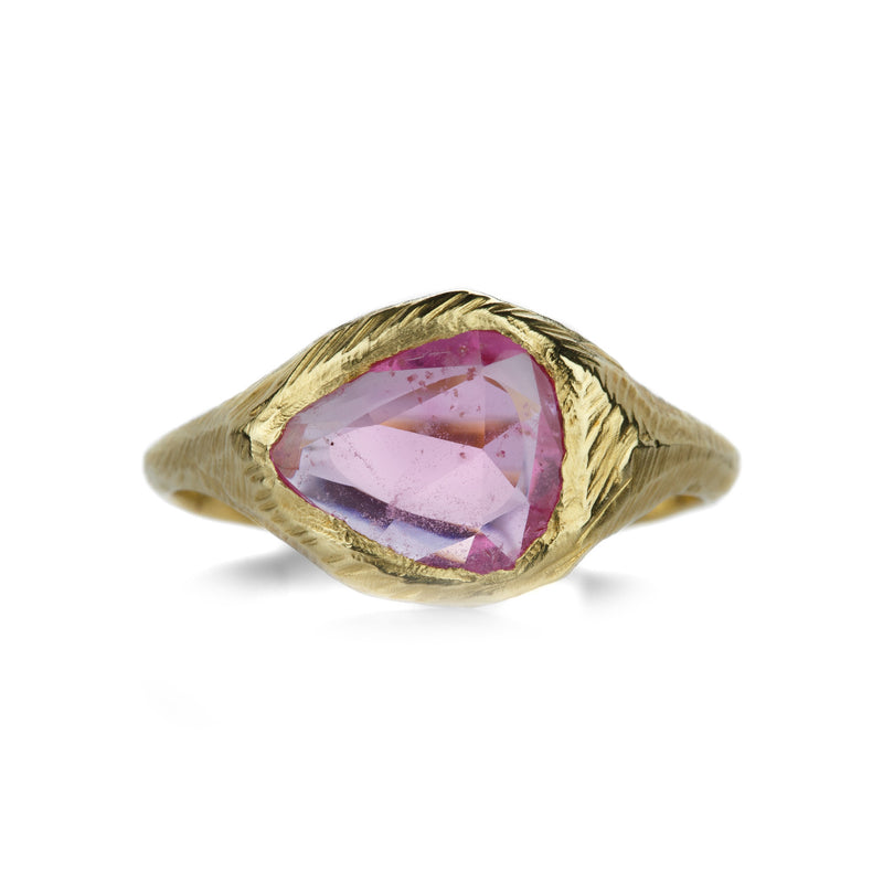 Page Sargisson Pink Sapphire Signet Ring | Quadrum Gallery
