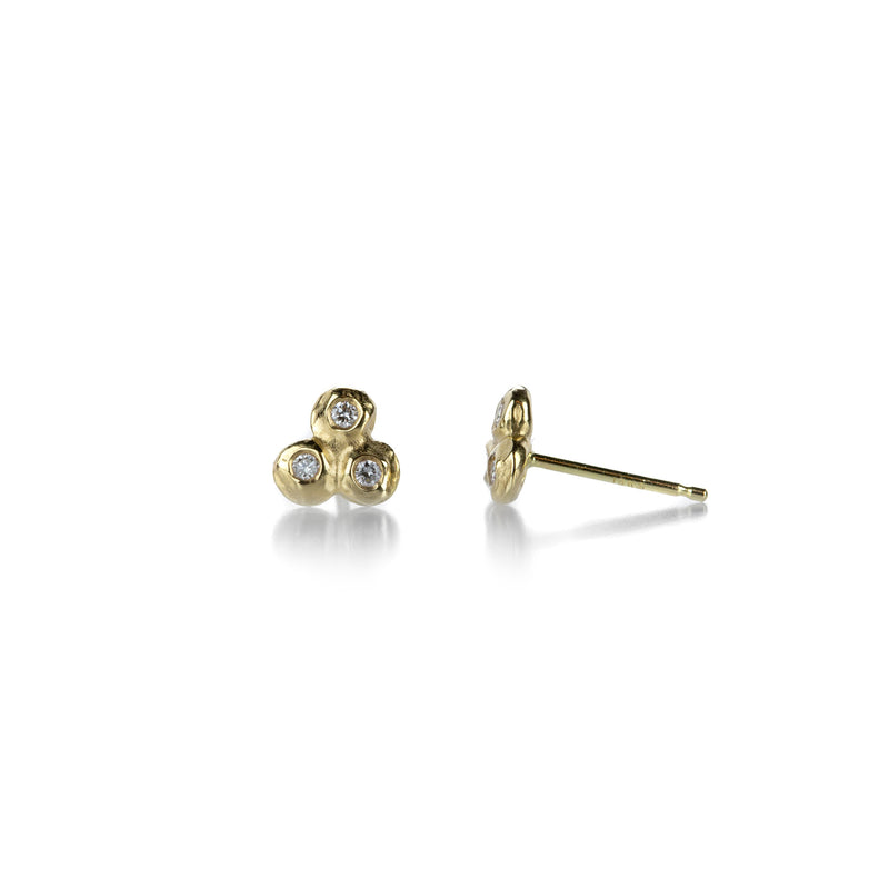 Page Sargisson Triple Diamond Dot Studs | Quadrum Gallery