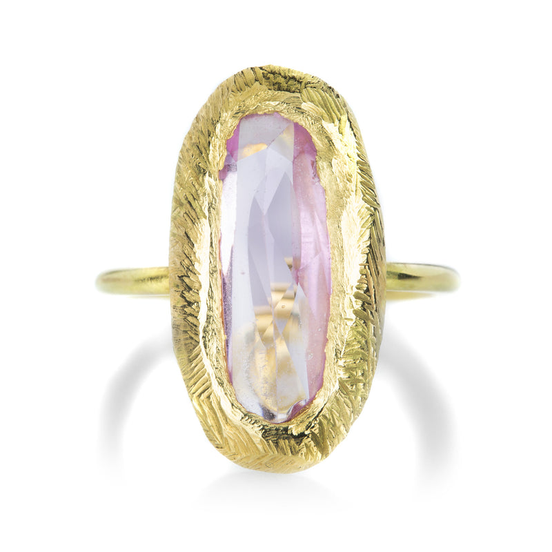 Page Sargisson Large Oval Pink Sapphire Ring | Quadrum Gallery