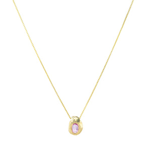 Page Sargisson Oval Pink Sapphire Pendant Necklace | Quadrum Gallery