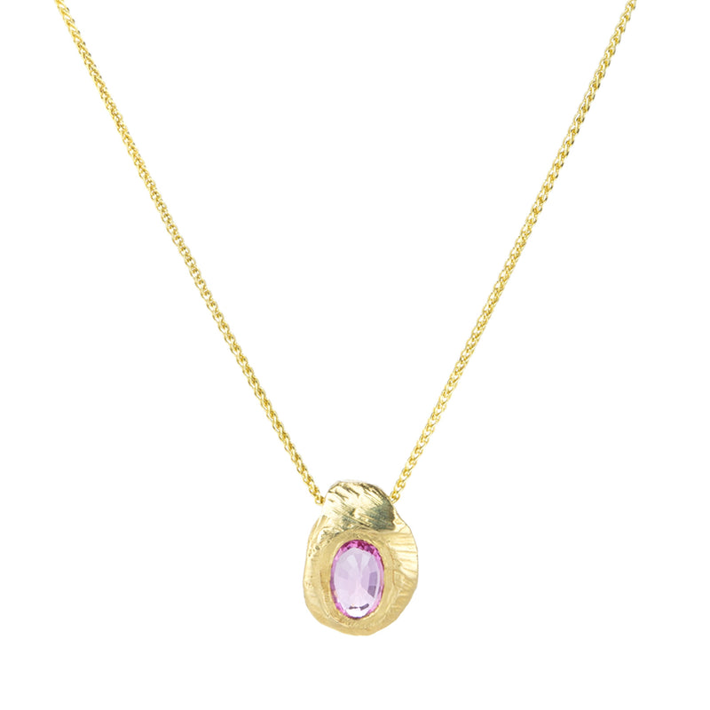 Page Sargisson Oval Pink Sapphire Pendant Necklace | Quadrum Gallery