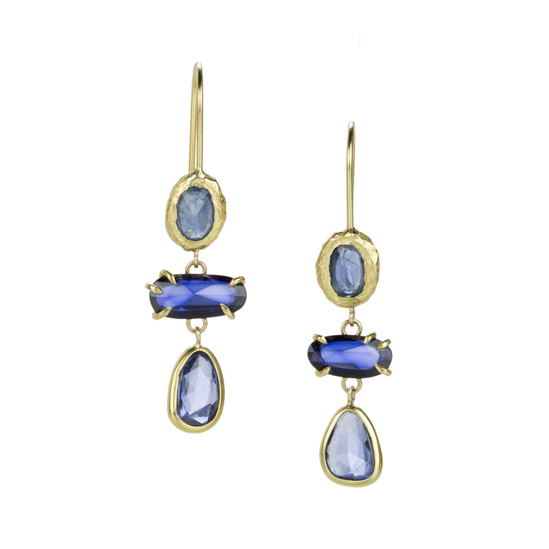 Page Sargisson Ombre Blue Sapphire Earrings | Quadrum Gallery